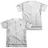 Star Trek Medical Uniform (Front/Back Print) Men's Regular Fit Poly Cotton Short-Sleeve T-Shirt